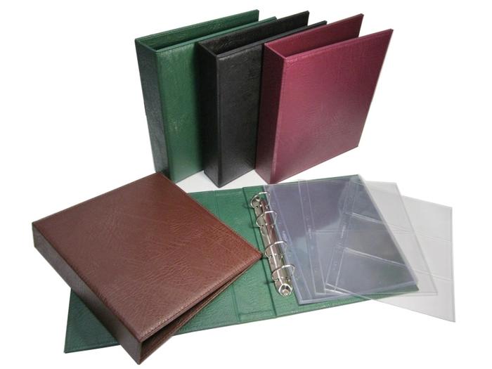 Альбом вертикальный 230х270 мм, кожзаменитель, с листами для бон Альбом вертикальный 230х270 мм, кожзаменитель, с листами для бон